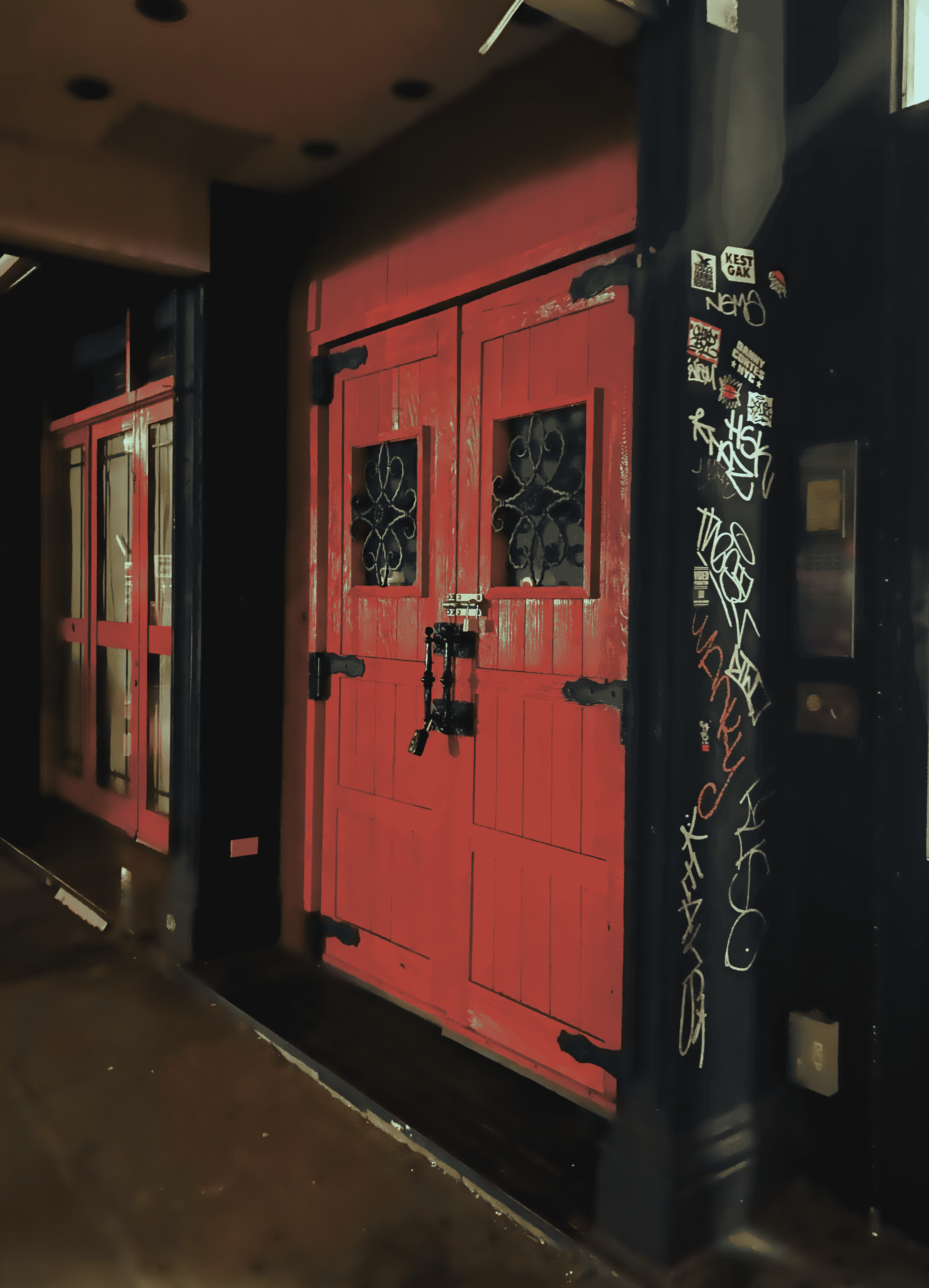 a red door